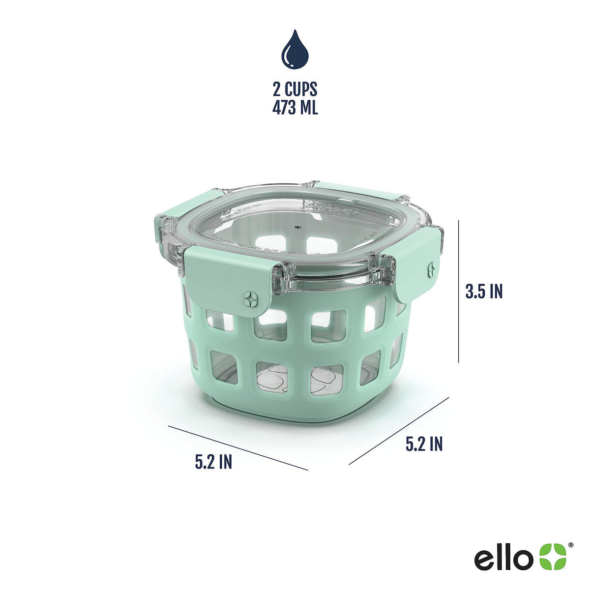 Ello DuraGlass silicone sleeve adds color and protects from chips
