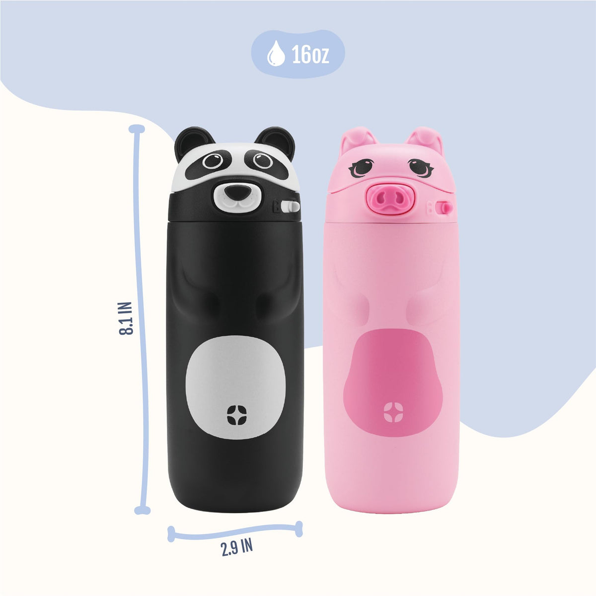 Ello Ellies bottle built-in carry loop for easy backpack attachment