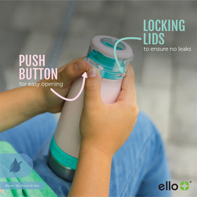 Ello Emma 14oz built-in carry loop ready to clip to a backpack.