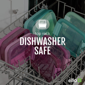 Ello lunch stack stainless steel utensils included for easy meals on the go