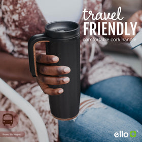 Ello Magnet base fits car cup holders securely for commuting.