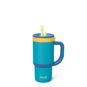 Ello Oasis 14oz toddler tumbler with handle for easy gripping during school