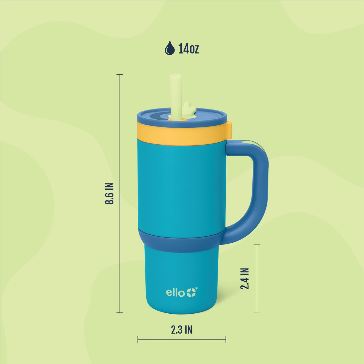 Ello Oasis fits backpacks and lunch boxes for daily hydration