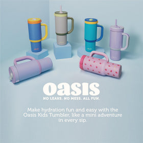 Ello Oasis cup-holder friendly base fits lunchboxes and car seats.