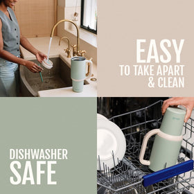 Ello Oasis top-rack dishwasher safe and BPA-free for easy cleaning