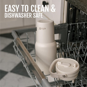 Ello Oasis Go+ BPA-free stainless steel for safe, reusable hydration.