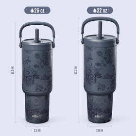 Ello Oasis Go+ BPA-free and top-rack dishwasher safe for simple cleaning.