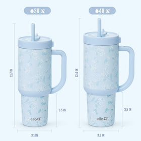Ello Oasis Sweet Alyssum color option on tumbler for stylish hydration