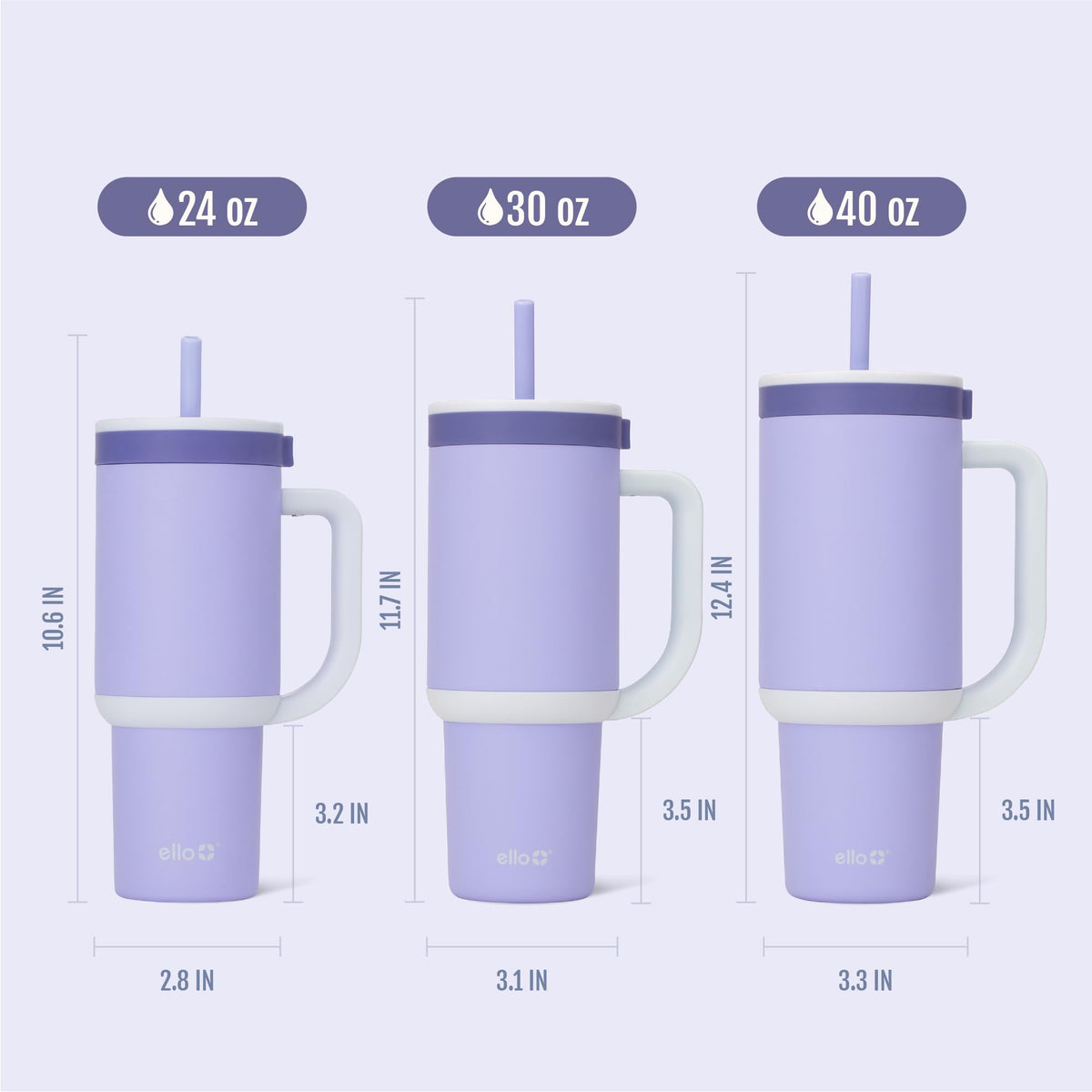 Ello Oasis top-rack dishwasher-safe for easy cleanup.