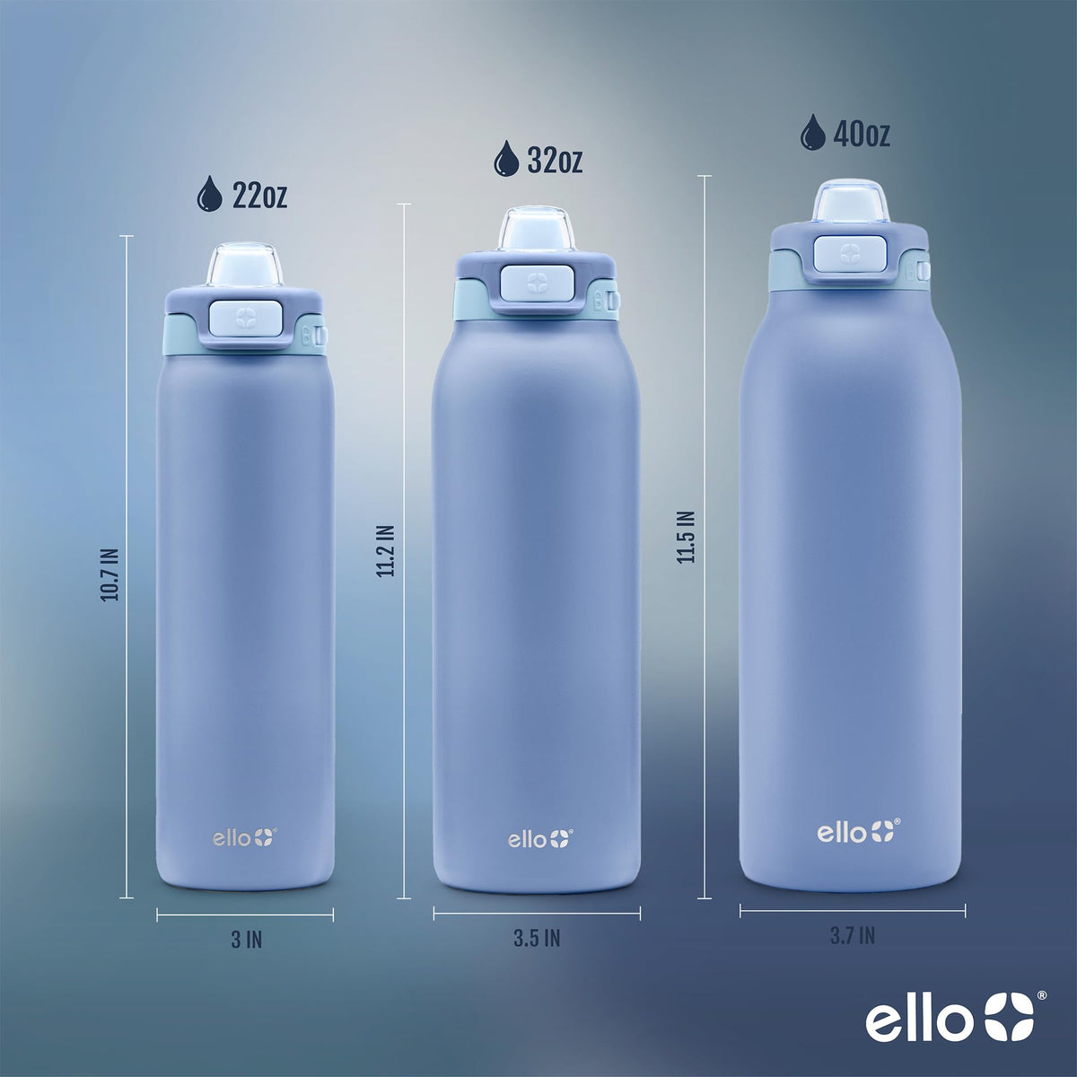 Ello Pop & Fill carry loop for hands-free transport on the go