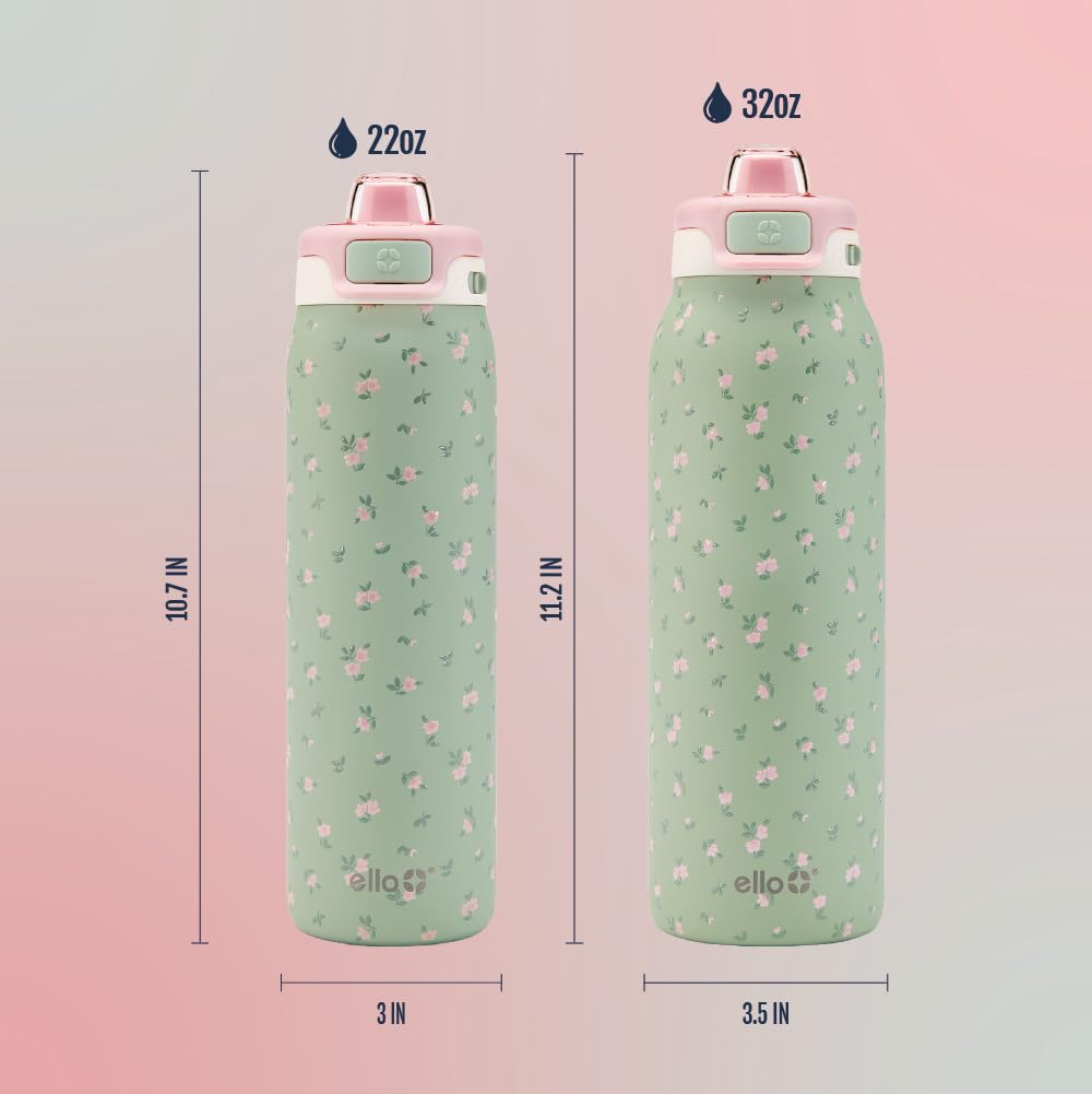 Ello Pop & Fill stainless-steel-construction promises durable, cold retention.
