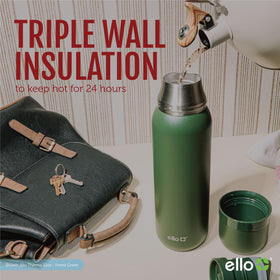 Ello Therma cold drinks stay cool up to 30 hours.