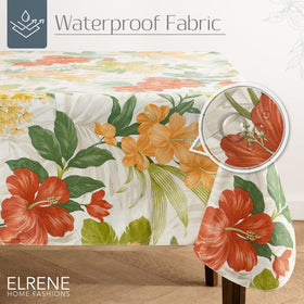 Elrene Callisto hibiscus flowers close-up, vibrant colors for festive styling.