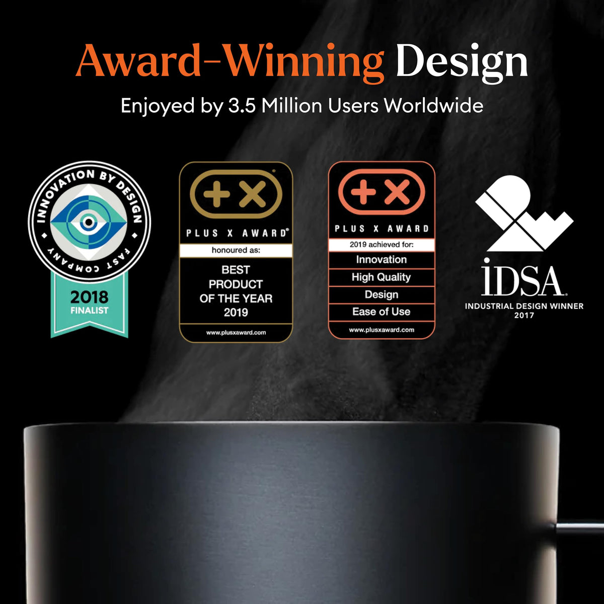 Ember Mug 2 IPX7 rated, fully submersible up to 1 meter.