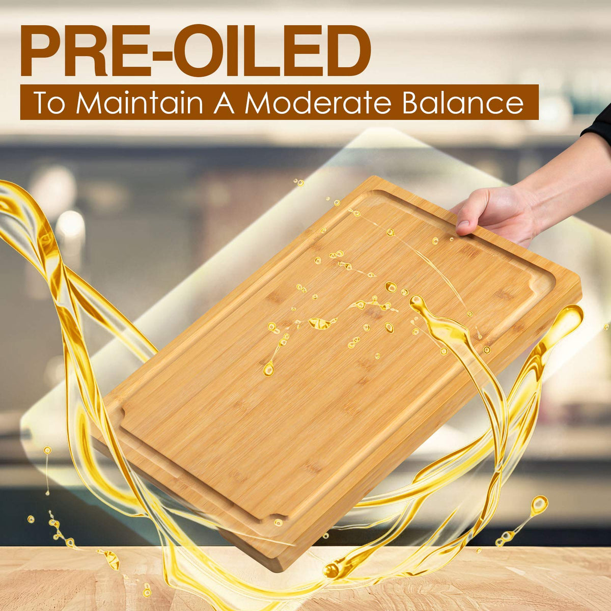 Empune board used as meat and cheese serving tray for entertaining