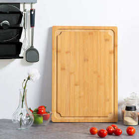 Empune bamboo board uses natural material for long-lasting kitchen use