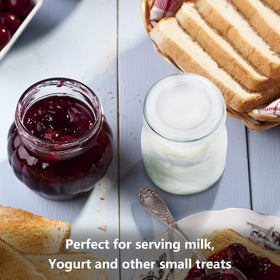 Encheng reusable glass jar with PE lid for pantry storage