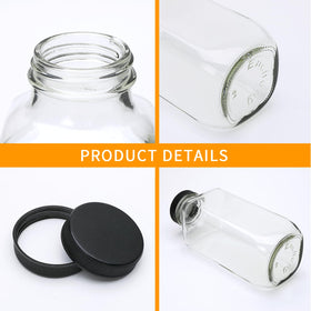 Encheng 30-pack glass bottles for beverages and meal prep