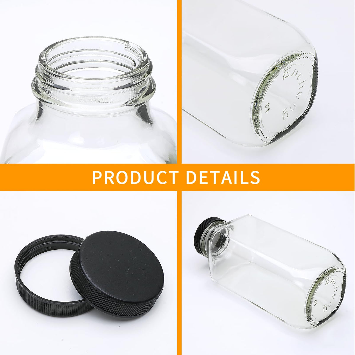Encheng kombucha bottle 16oz glass great for home brew and storage.