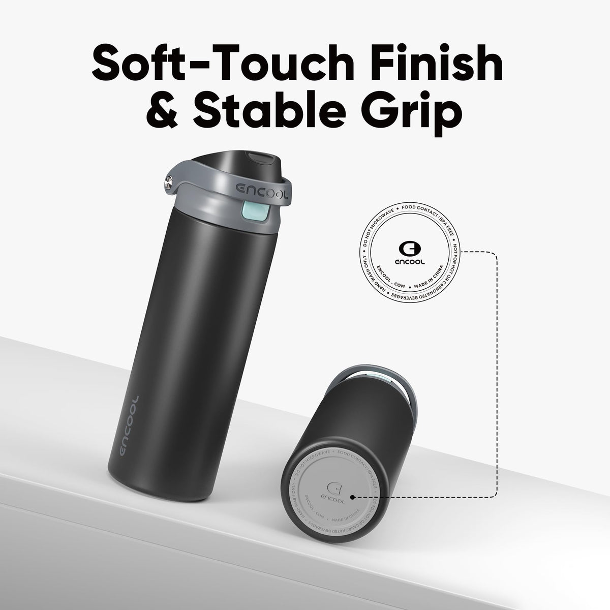 ENCOOL durable lid structure supports frequent use