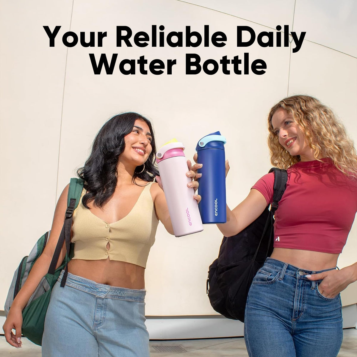 ENCOOL gym hydration bottle ideal for workouts and routines