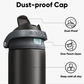 ENCOOL lid close-up showing secure seal to prevent leaks