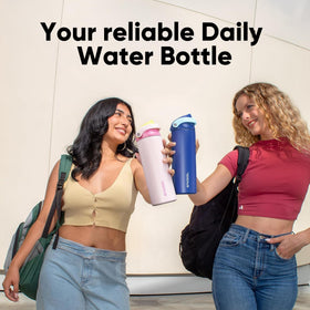 ENCOOL straw-design bottle enabling convenient sipping on the go.