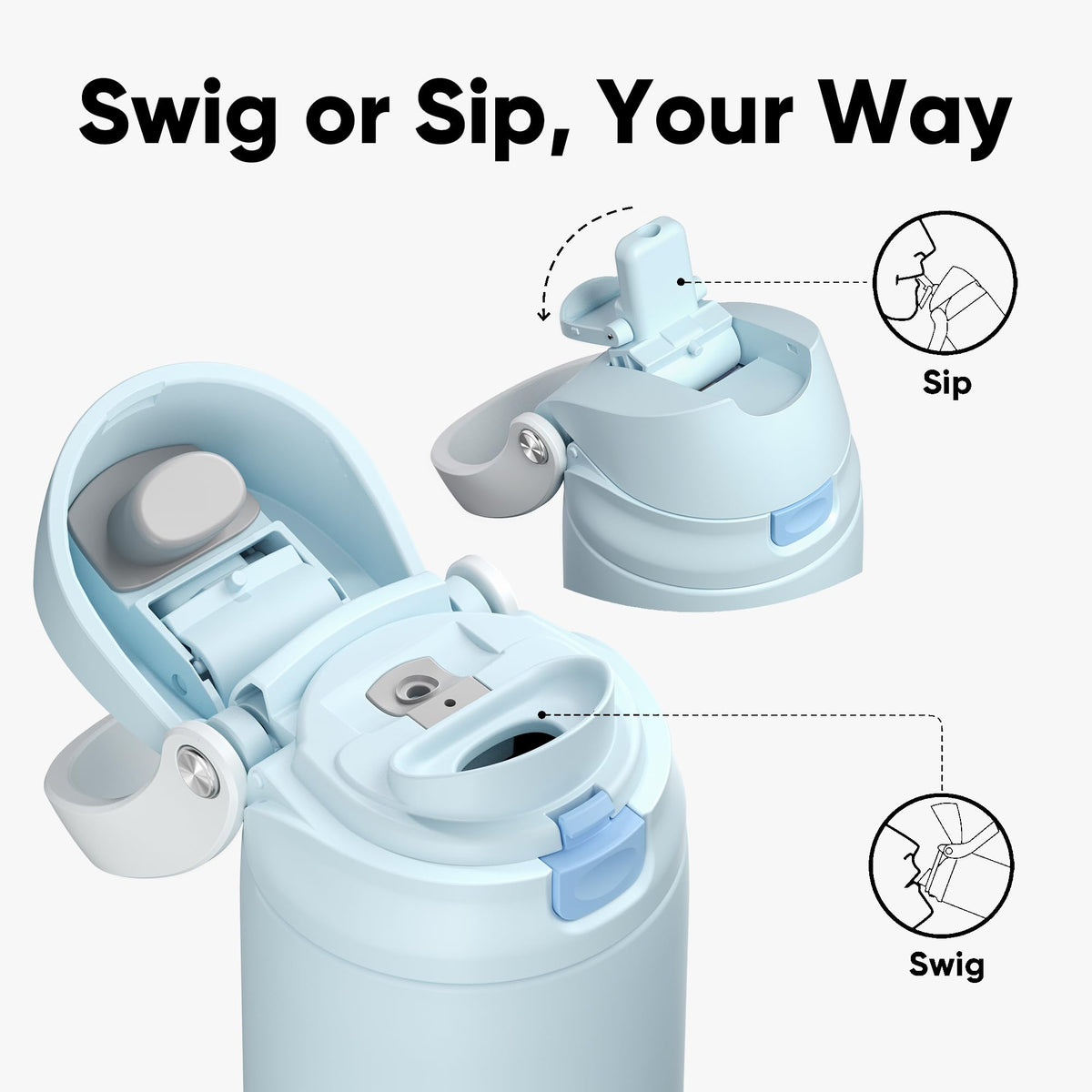 ENCOOL bottle designed for work, gym, and commute hydration.