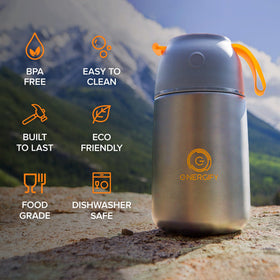 ENERGIFY leak-proof gasket ensures liquids stay contained.
