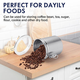 ENLOY 65 oz canister ideal for larger pantry staples.