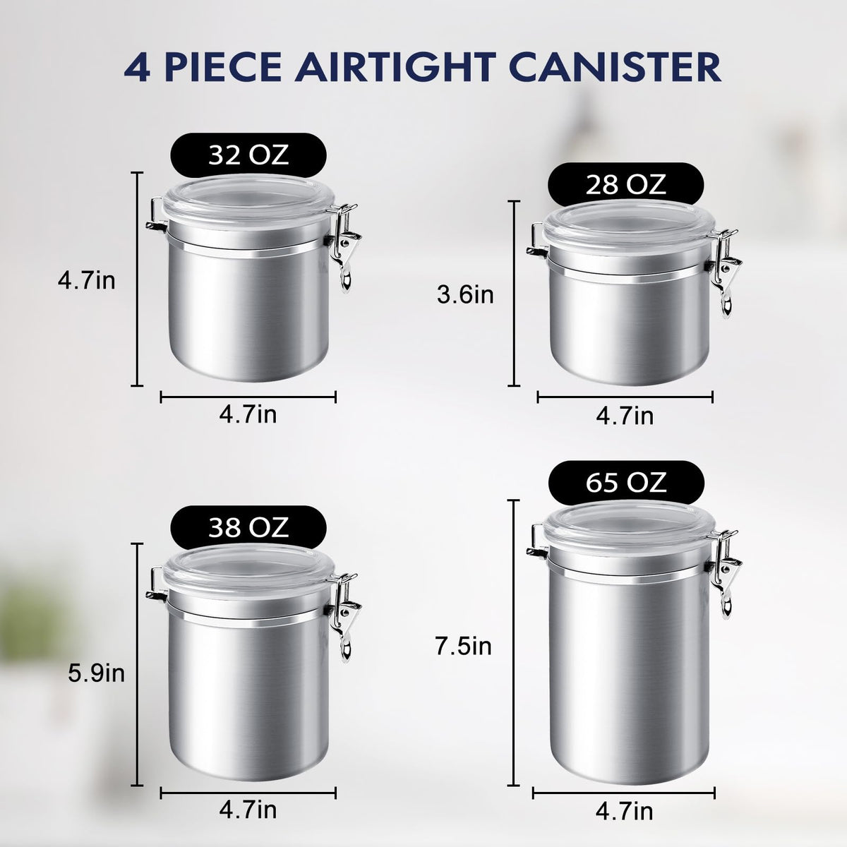 ENLOY rubber seal closeup highlights the airtight gasket for secure storage.