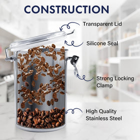 ENLOY clear lid view shows stored ingredients at a glance.
