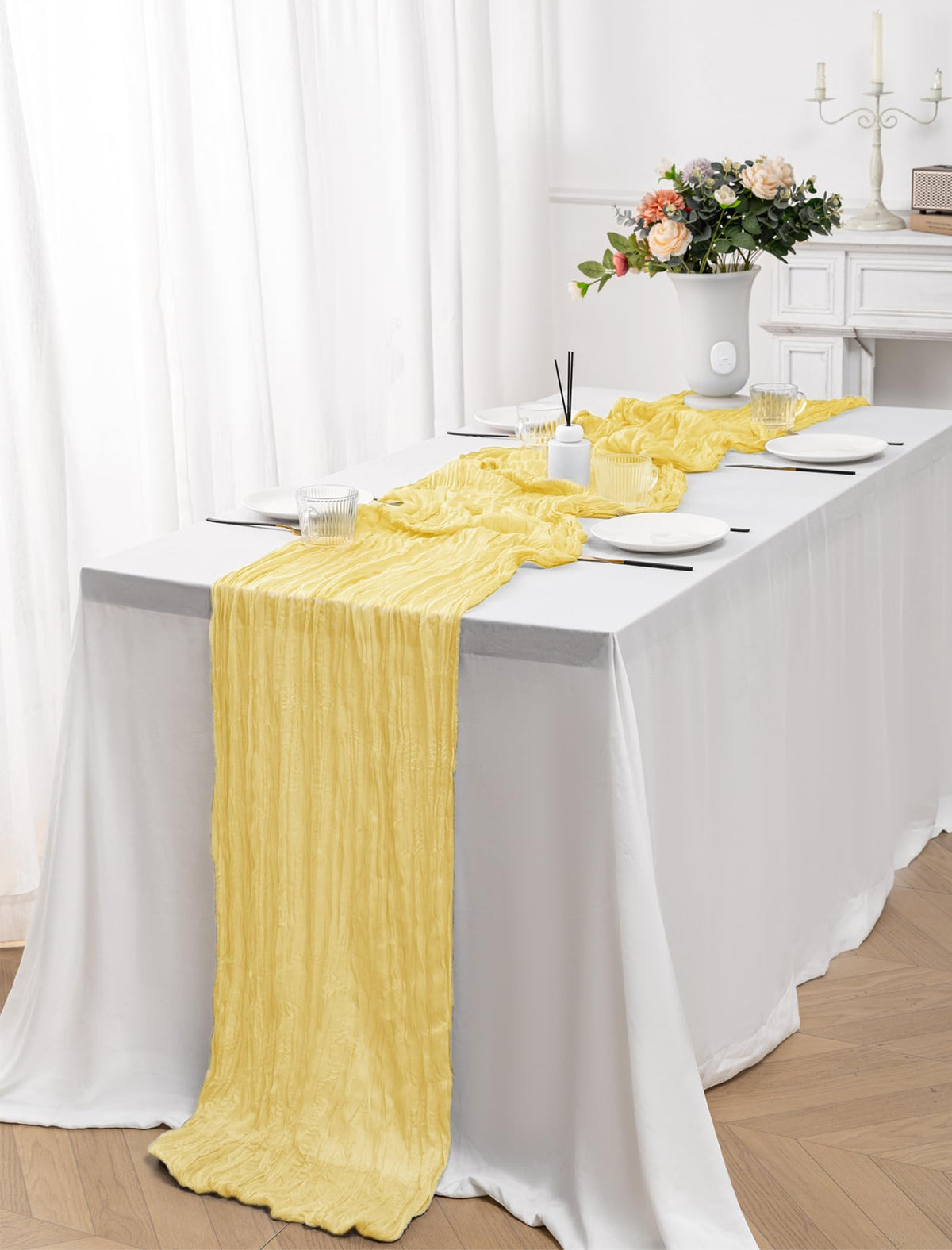 EOINBDTE packaging showing eight pack of cheesecloth runners