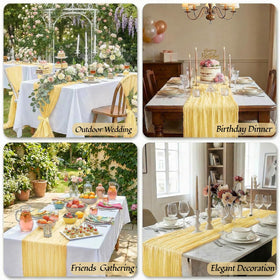 Care guide for EOINBDTE table runners including washing and drying tips