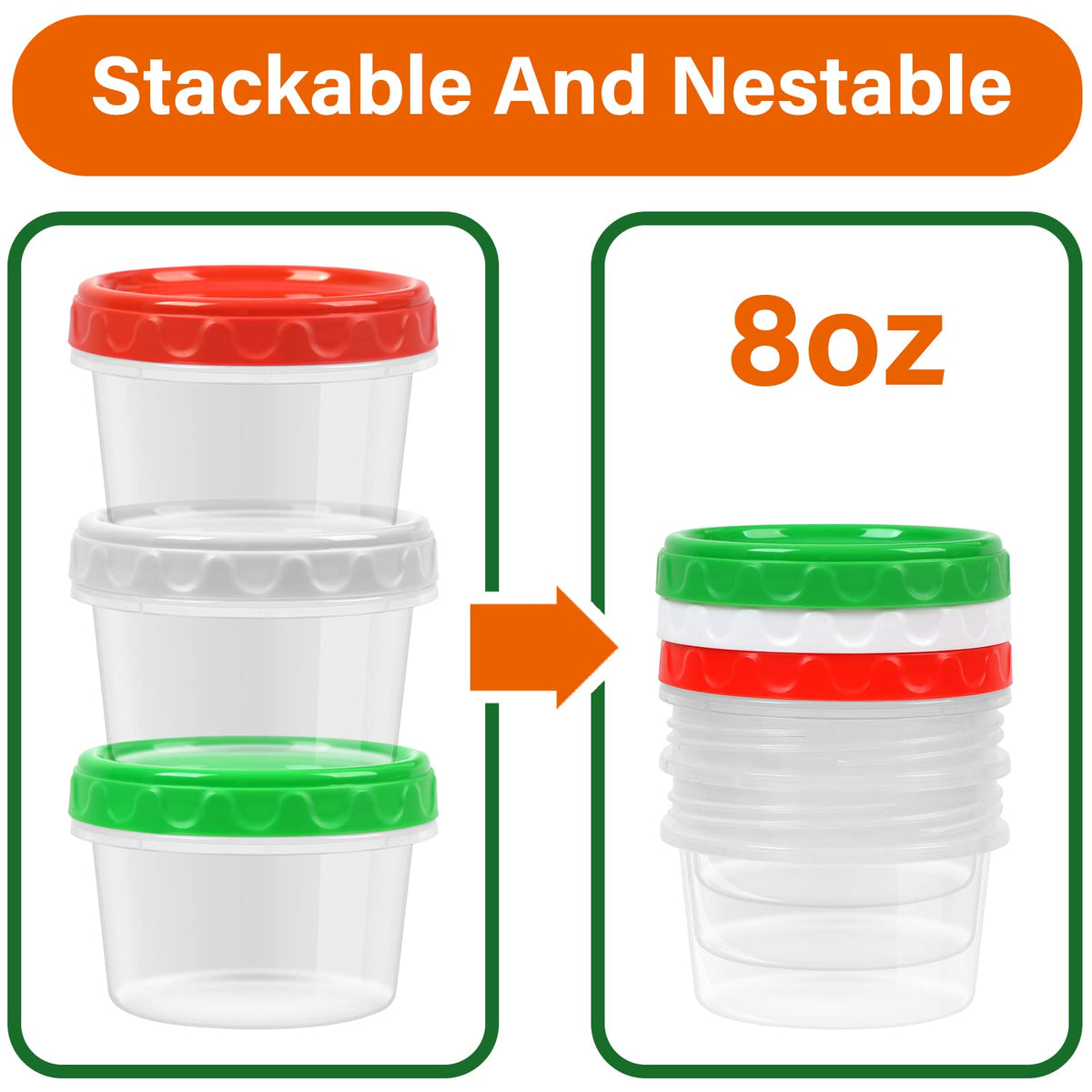 EONJOE airtight twist-top lid securing freshness and preventing leaks