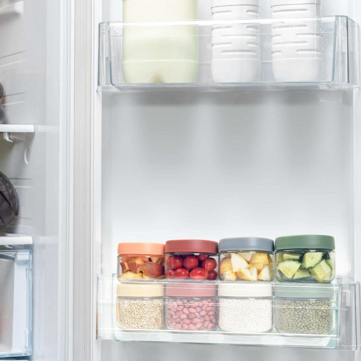 EONJOE premium-quality glass jars for versatile storage and portioning