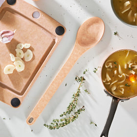 Close-up of Epicurean Kitchen Series spoon in natural finish for everyday cooking.