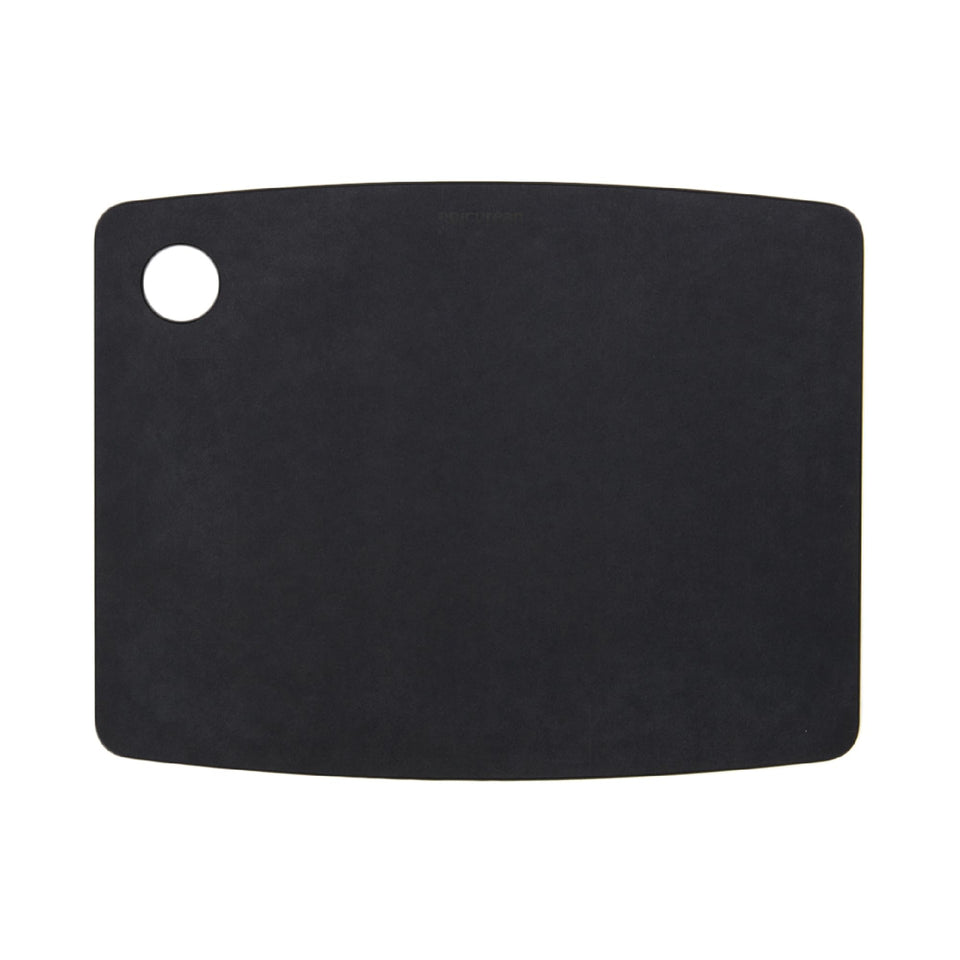 Epicurean Kitchen Series slate cutting board top view for easy food prep and dishwasher-safe cleaning.