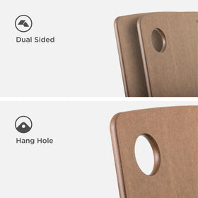 Slim, thin-profile Epicurean board fits compact kitchen counters.