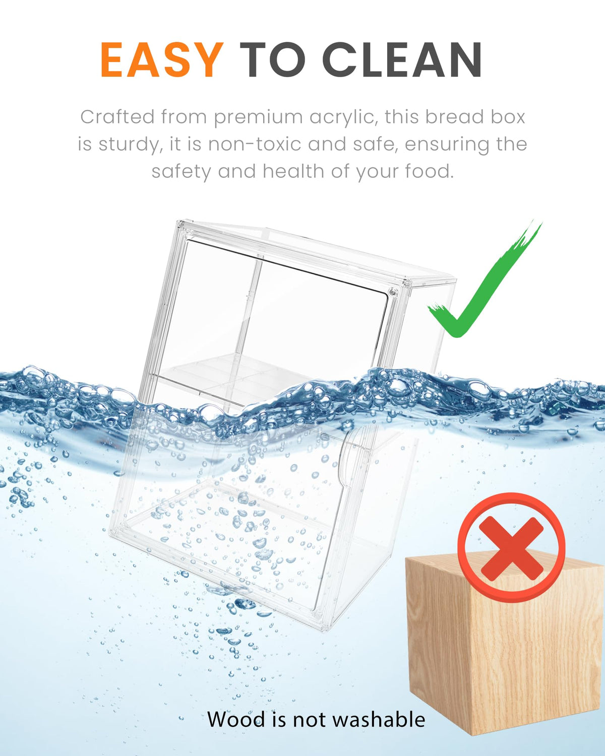 EPSUNORISE clear material highlights transparency and durable construction.