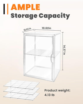 EPSUNORISE bread box top-open design for quick access to baked goods.