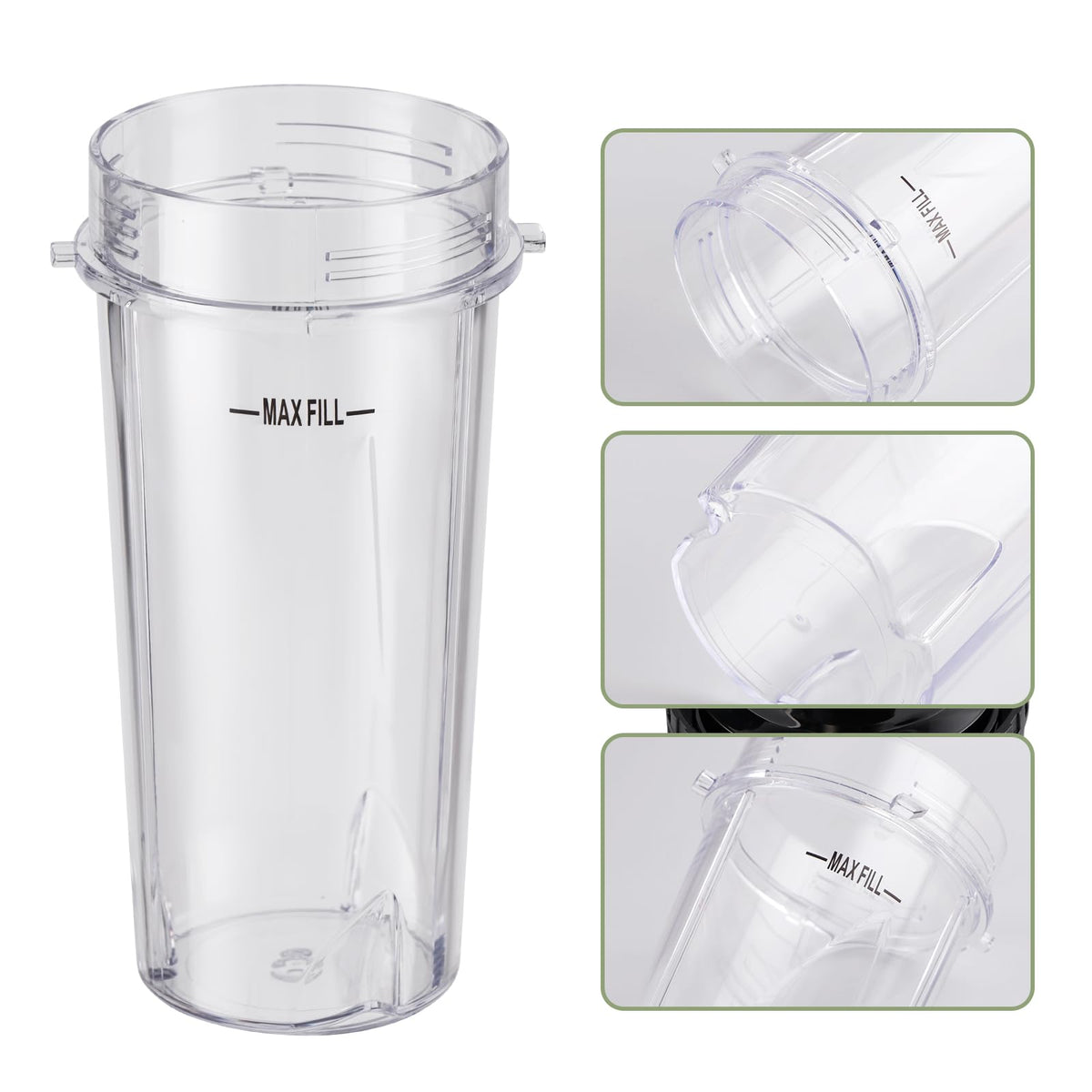 Equust compact 16oz cup fits car cup holders for travel smoothies.