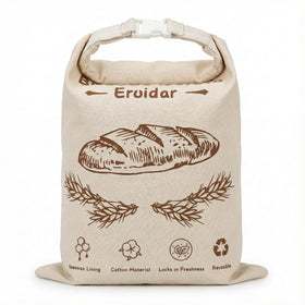 Eruidar bag at picnic ready to carry fresh bread outdoors.
