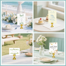 ERYTLLY copper-tone holders adding vintage charm to celebrations