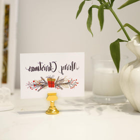 ERYTLLY weighted-base card holders stay secure on busy tabletops