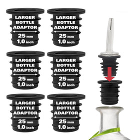 Esatto liquor pourer adapter fits wide bottles for smooth pours
