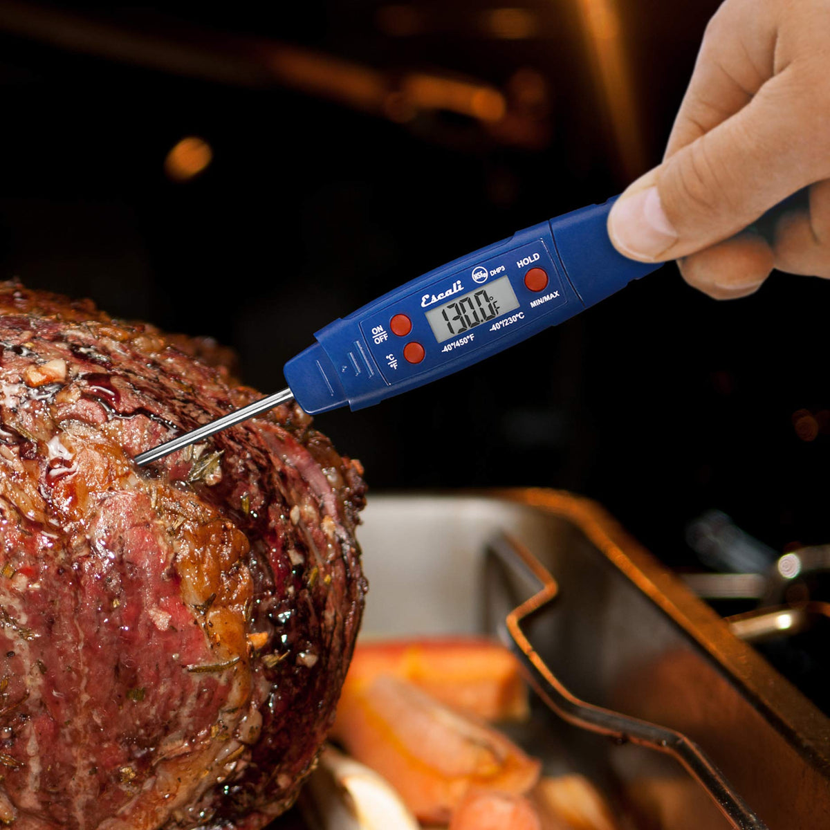 Escali DHP3 temperature hold feature for versatile measuring
