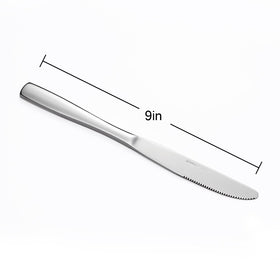Eslite knives feature a high-polish finish for a sleek look