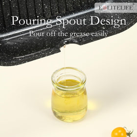 ESLITE LIFE easy pour spouts help drain excess oil safely