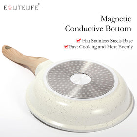 ESLITE LIFE oven-safe up to 302°F for finishing dishes in the oven.
